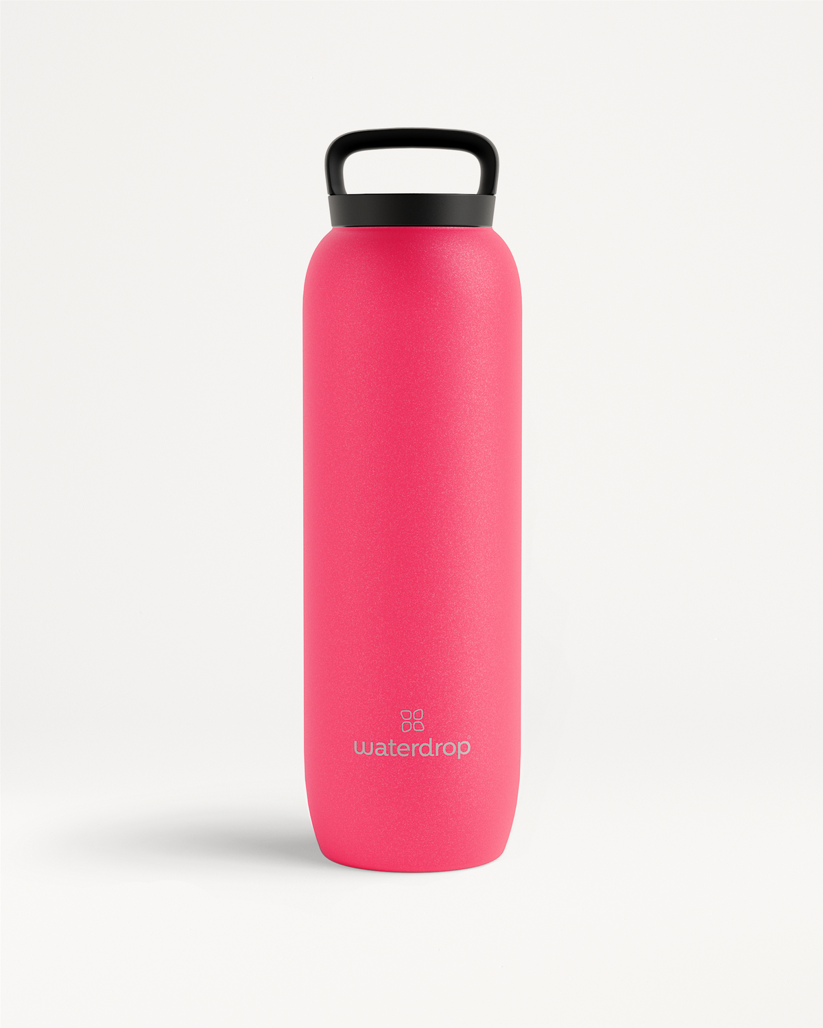 All-Purpose Thermo · Loop Lid Flasche mit schwarzem Griff.