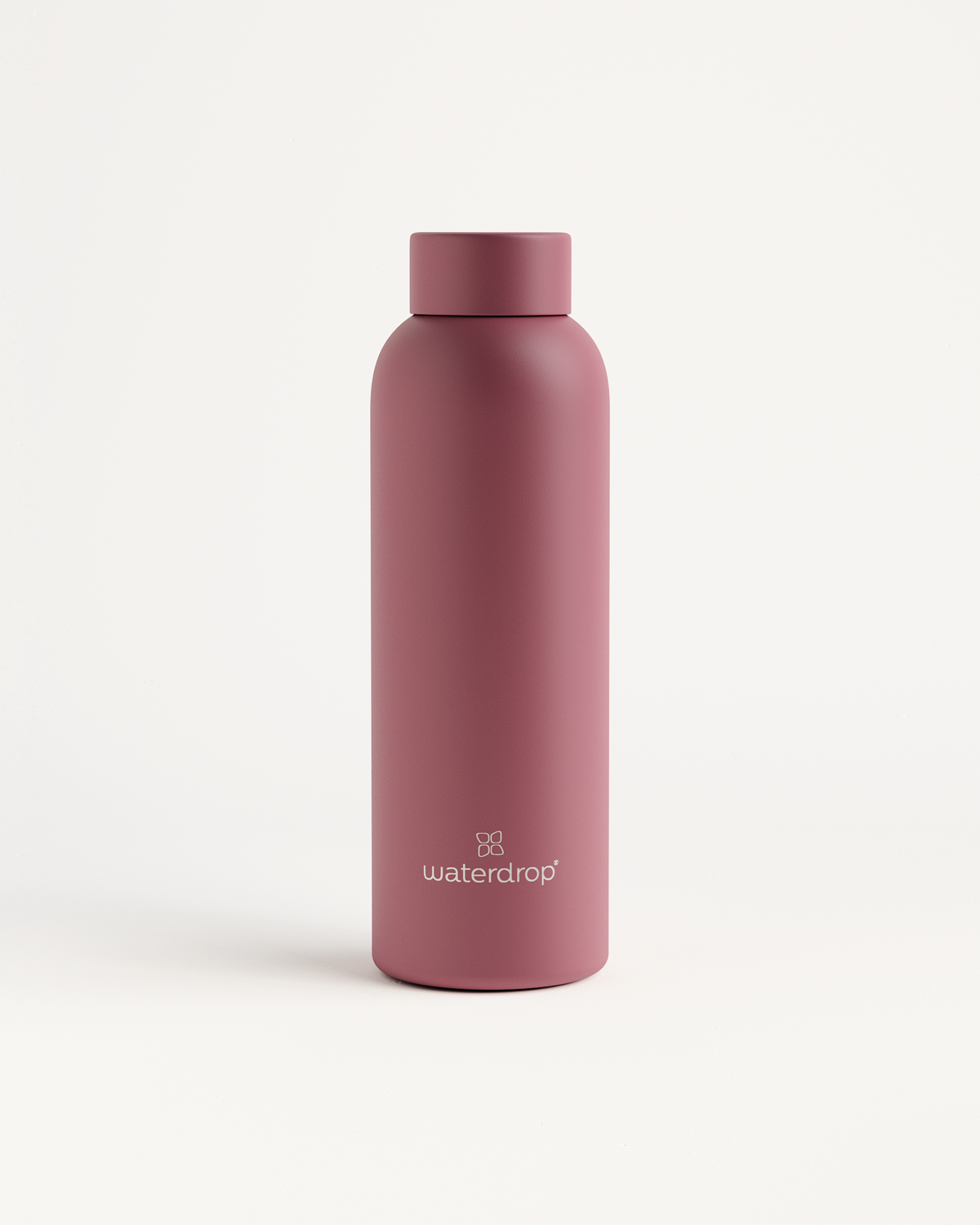 Classic Thermo Steel Flasche, zylindrisches Design, Kosmetikoptik.