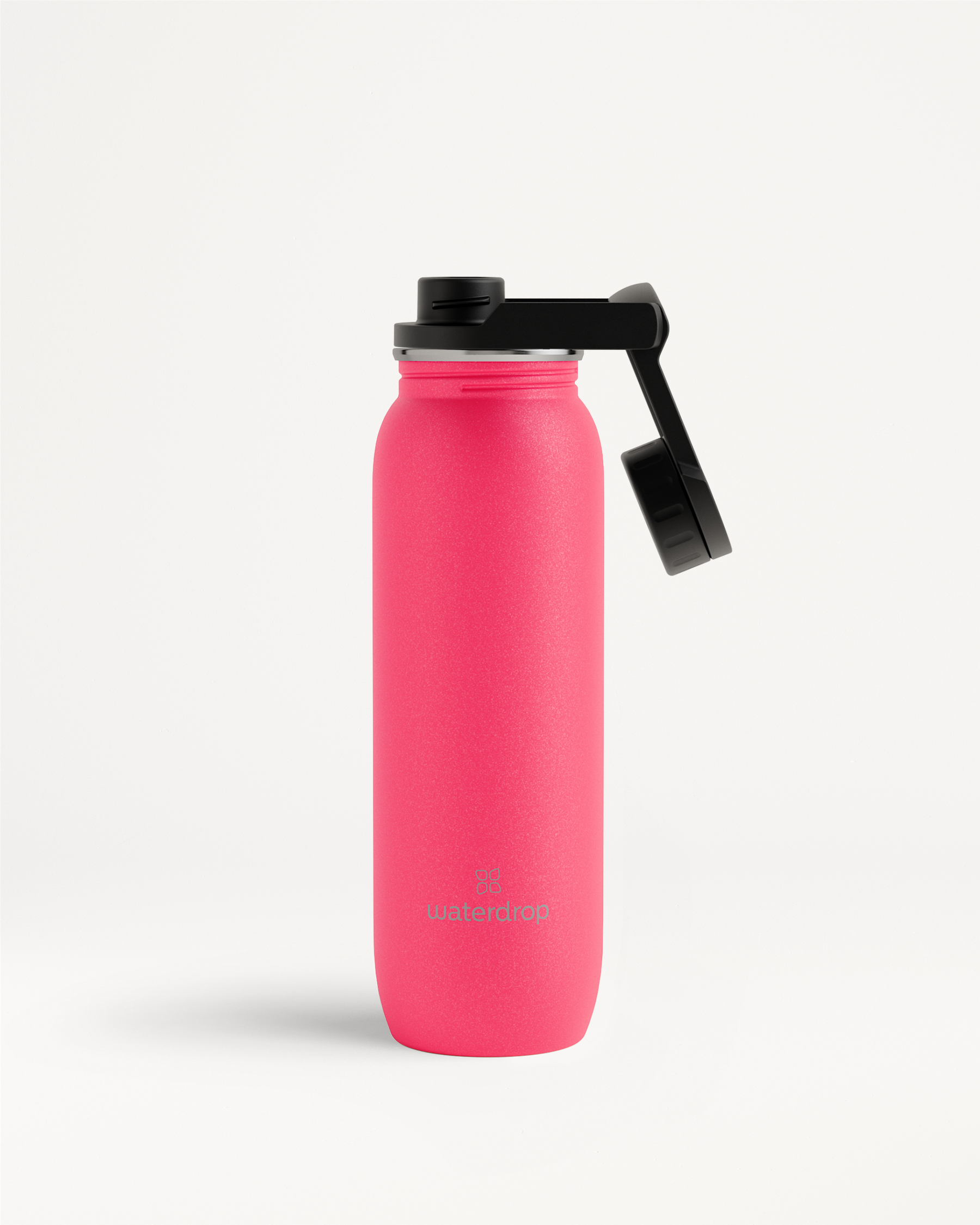 All-Purpose Sport Ultralight · Swing Lid Wasserflasche mit schwarzem Deckel.