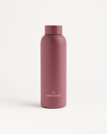 Classic Thermo Steel Flasche, zylindrisches Design, Kosmetikoptik.