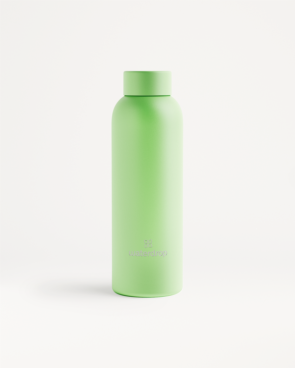 Classic Thermo Steel Trinkflasche aus Edelstahl, Nahaufnahme.