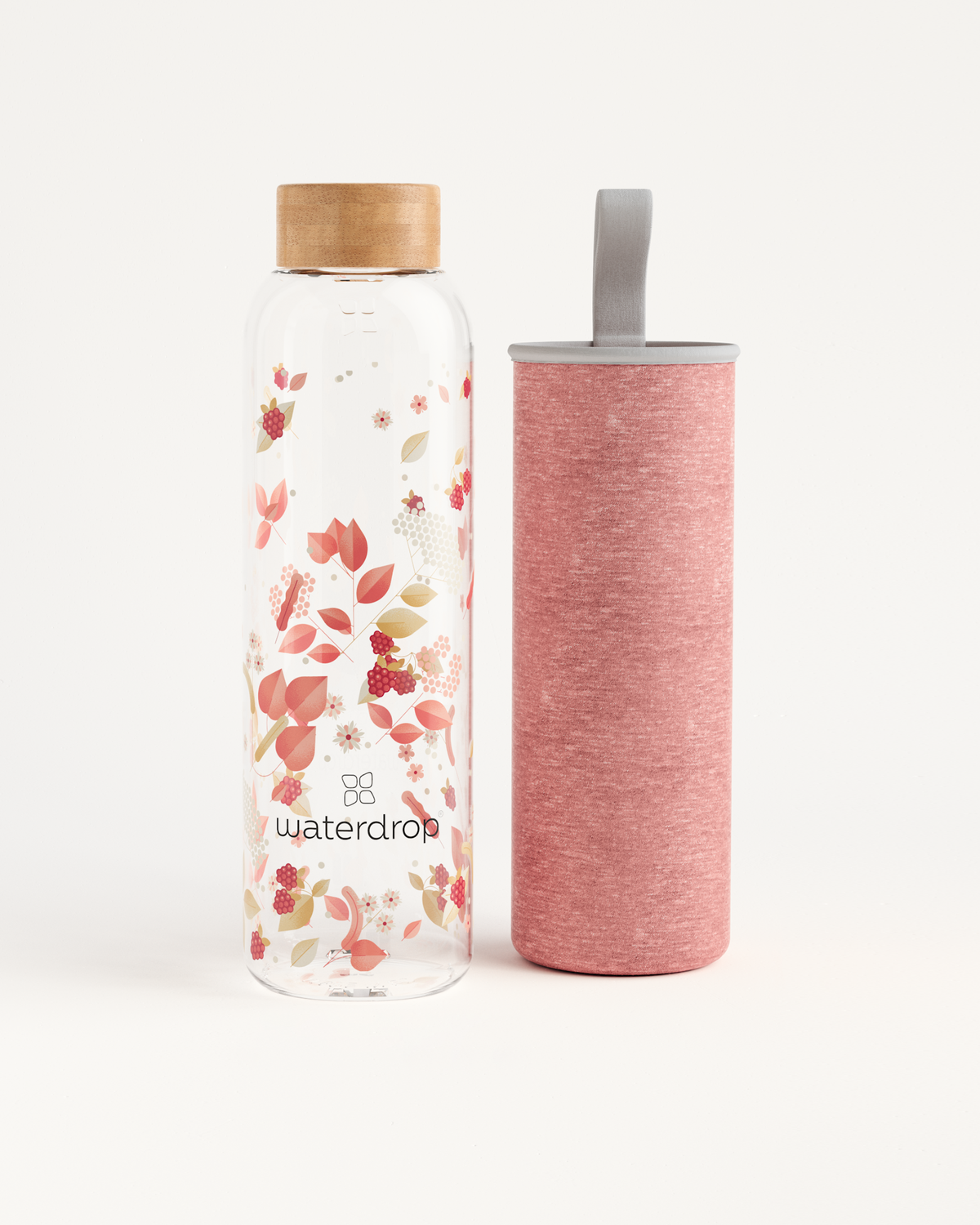 Edition Glass Flasche aus Borosilikatglas, robust und umweltfreundlich.