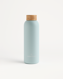 Thermo Steel Flasche aus Edelstahl, Detailansicht.