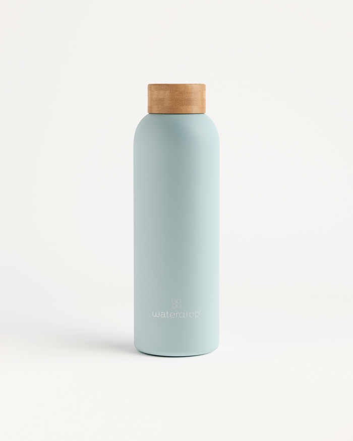 Thermo Steel Bottle · Bamboo Cap
