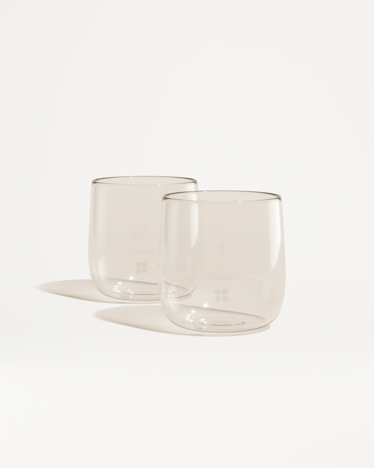 Signature Glasses, elegantes Borosilikatglas-Set, 380 ml, minimalistisches Design.